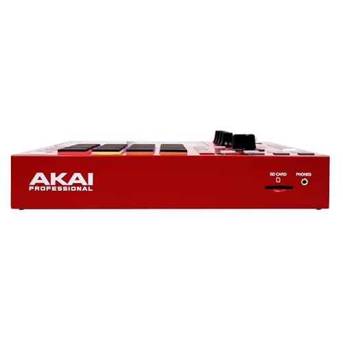 Akai Professional MPC Live III Standalone Portable Music Production Center with MPCe Pads, Sequencer, Touchscreen, Mic, Stereo Monitors, Audio Interface, Wi-Fi, Bluetooth, Battery, Touchstrip