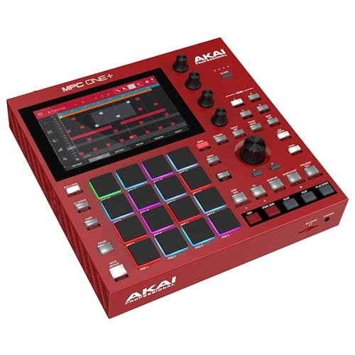 Akai Professional MPC Live III Standalone Portable Music Production Center with MPCe Pads, Sequencer, Touchscreen, Mic, Stereo Monitors, Audio Interface, Wi-Fi, Bluetooth, Battery, Touchstrip