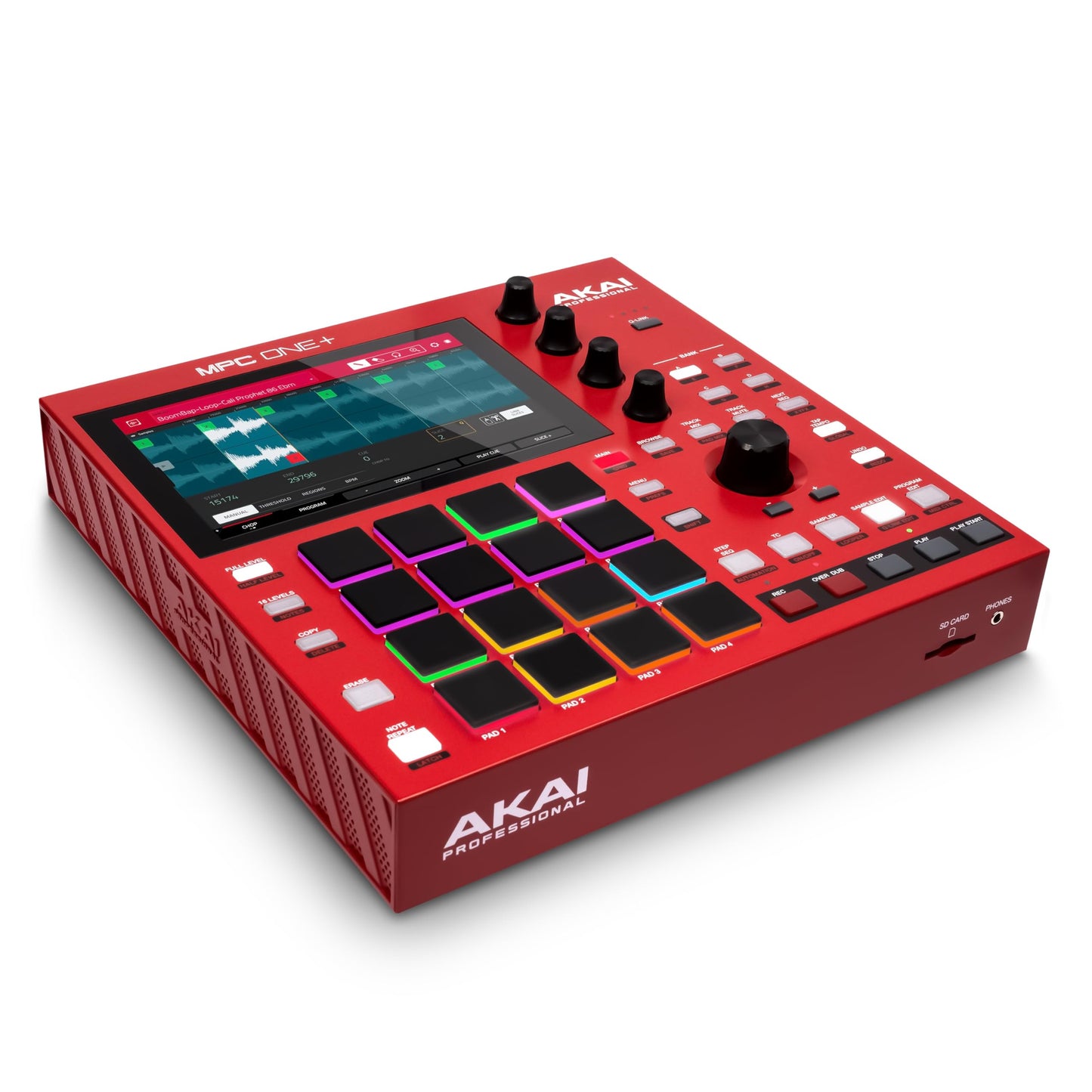 Akai Professional MPC Live III Standalone Portable Music Production Center with MPCe Pads, Sequencer, Touchscreen, Mic, Stereo Monitors, Audio Interface, Wi-Fi, Bluetooth, Battery, Touchstrip