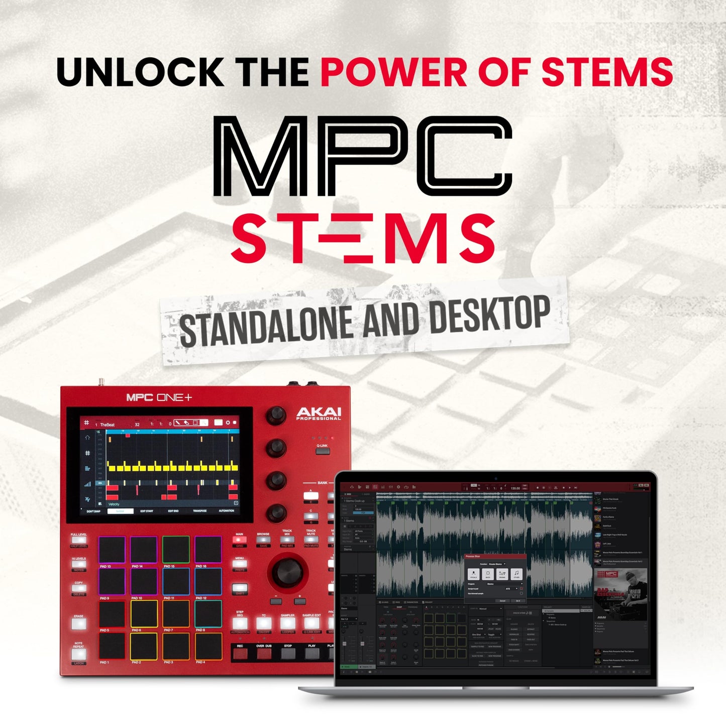 Akai Professional MPC Live III Standalone Portable Music Production Center with MPCe Pads, Sequencer, Touchscreen, Mic, Stereo Monitors, Audio Interface, Wi-Fi, Bluetooth, Battery, Touchstrip