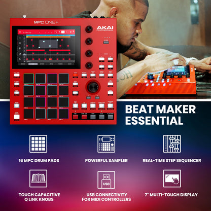 Akai Professional MPC Live III Standalone Portable Music Production Center with MPCe Pads, Sequencer, Touchscreen, Mic, Stereo Monitors, Audio Interface, Wi-Fi, Bluetooth, Battery, Touchstrip
