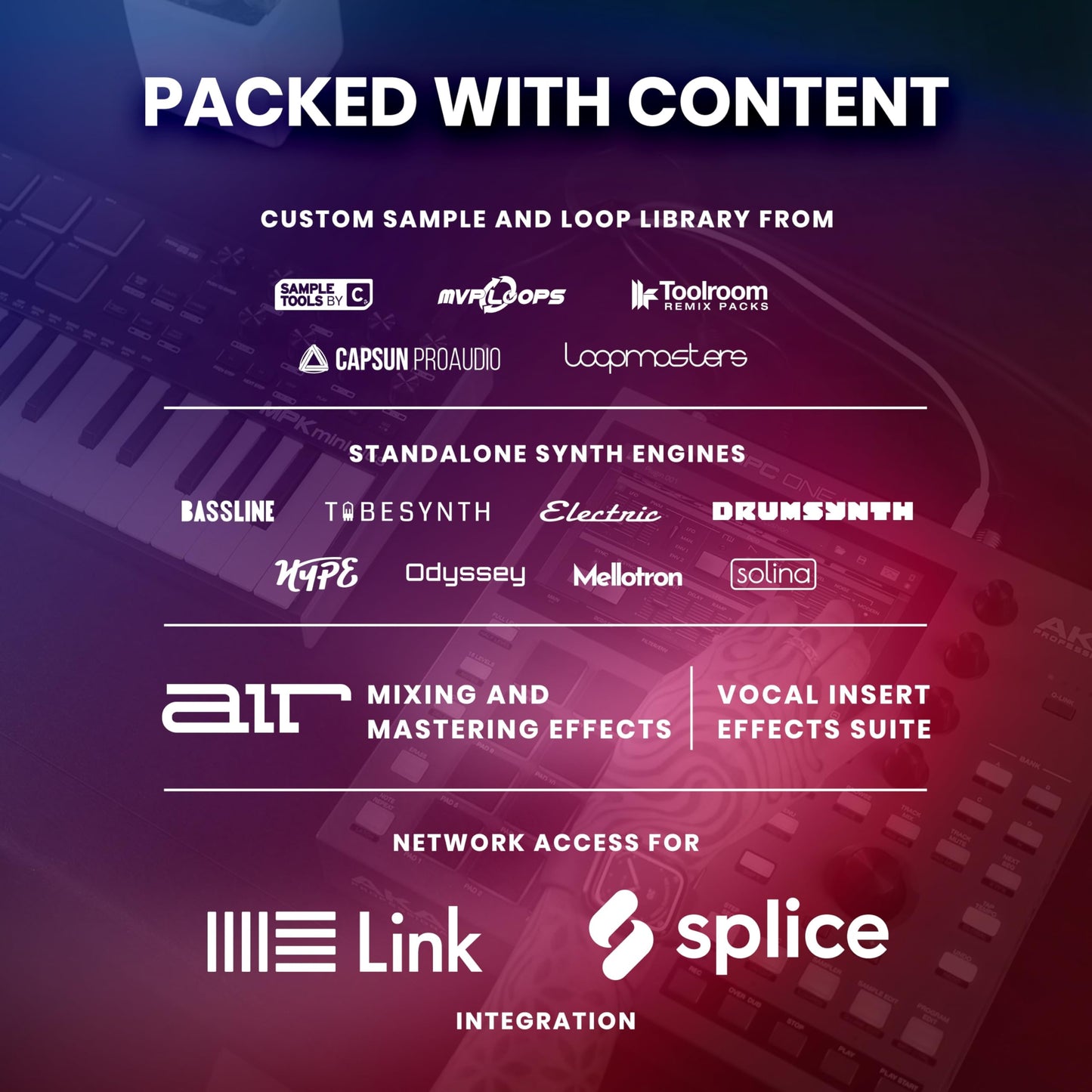 Akai Professional MPC Live III Standalone Portable Music Production Center with MPCe Pads, Sequencer, Touchscreen, Mic, Stereo Monitors, Audio Interface, Wi-Fi, Bluetooth, Battery, Touchstrip