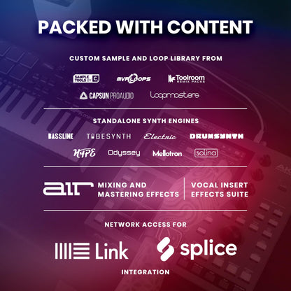 Akai Professional MPC Live III Standalone Portable Music Production Center with MPCe Pads, Sequencer, Touchscreen, Mic, Stereo Monitors, Audio Interface, Wi-Fi, Bluetooth, Battery, Touchstrip