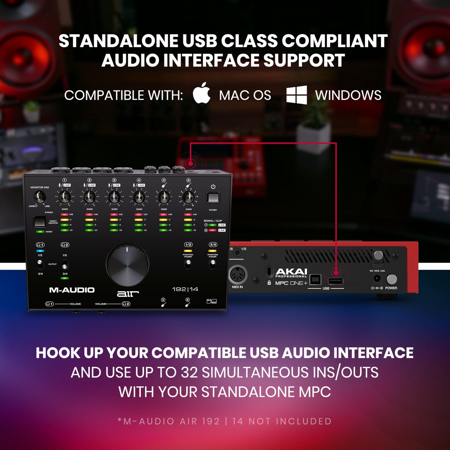 Akai Professional MPC Live III Standalone Portable Music Production Center with MPCe Pads, Sequencer, Touchscreen, Mic, Stereo Monitors, Audio Interface, Wi-Fi, Bluetooth, Battery, Touchstrip