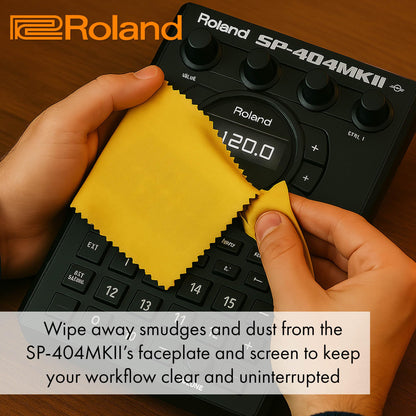 Roland SP-404MKII Creative Sampler and Effector Bundle with MIDI Cable, Instrument Cable, and Austin Bazaar Polishing Cloth