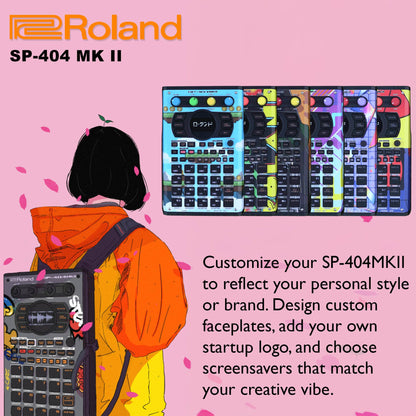 Roland SP-404MKII Creative Sampler and Effector Bundle with MIDI Cable, Instrument Cable, and Austin Bazaar Polishing Cloth
