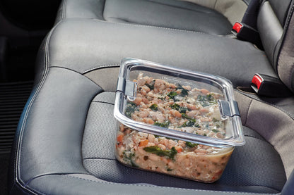 Rubbermaid Brilliance Food Storage Containers BPA Free Airtight Lids Ideal for Lunch Meal Prep & Leftovers Set of 5 (3.2 Cup)